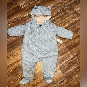 Gap Denim Baby Bunting. Size 6-9 months.